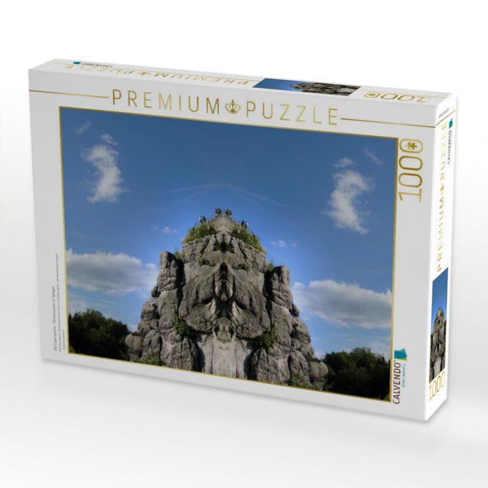 Die Externsteine - Dimensionen im Spiegel - CALVENDO Foto-Puzzle'