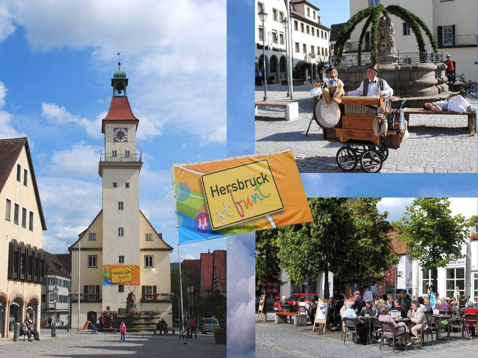 Hersbruck ist bunt - CALVENDO Foto-Puzzle'