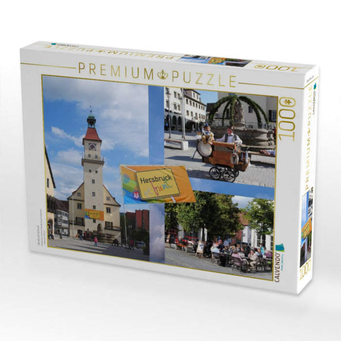 Hersbruck ist bunt - CALVENDO Foto-Puzzle'