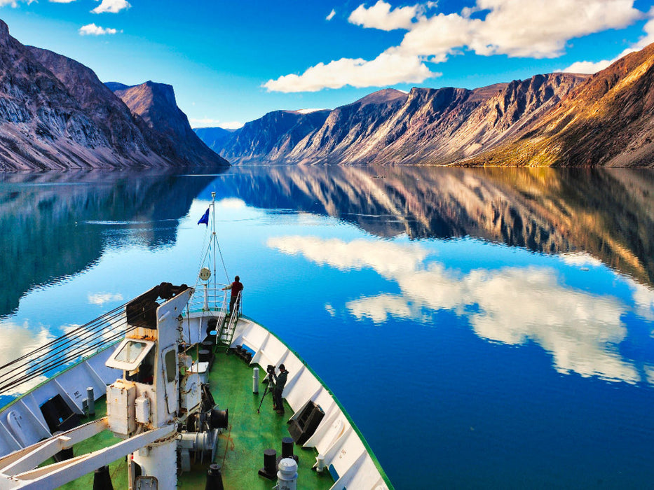 Expeditionsschiff im Coronation Sund, Davis Street - CALVENDO Foto-Puzzle'