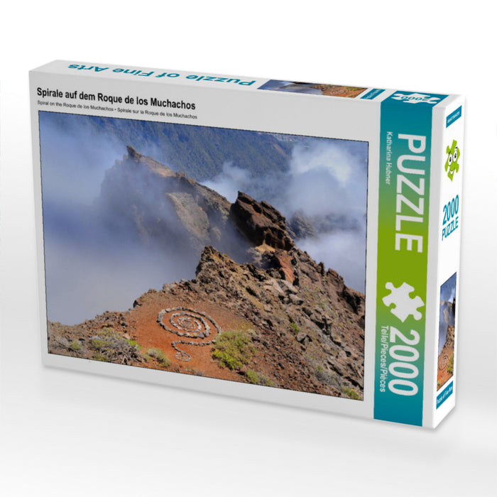 Spirale auf dem Roque de los Muchachos 2000 Teile Puzzle quer - CALVENDO Foto-Puzzle'