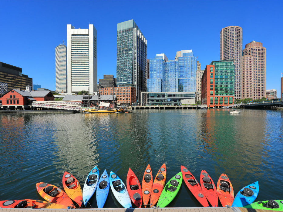 Blick vom Harbor Walk auf Downtown - CALVENDO Foto-Puzzle'