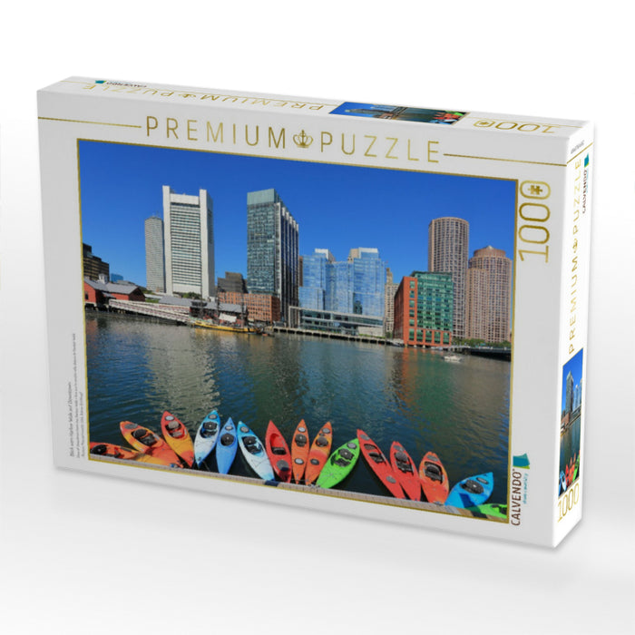 Blick vom Harbor Walk auf Downtown - CALVENDO Foto-Puzzle'