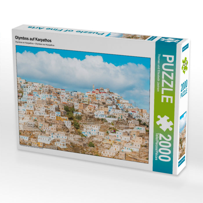 Olymbos auf Karpathos 2000 Teile Puzzle quer - CALVENDO Foto-Puzzle'
