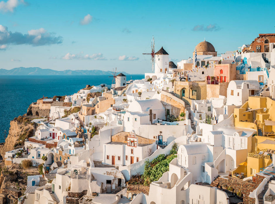 Oia Santorini 2000 Teile Puzzle quer - CALVENDO Foto-Puzzle'