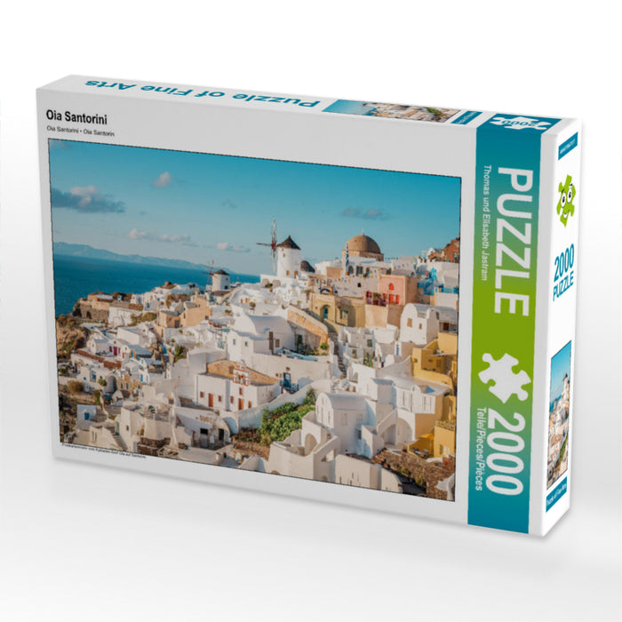 Oia Santorini 2000 Teile Puzzle quer - CALVENDO Foto-Puzzle'