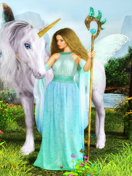 Fee und Einhorn - CALVENDO Foto-Puzzle'