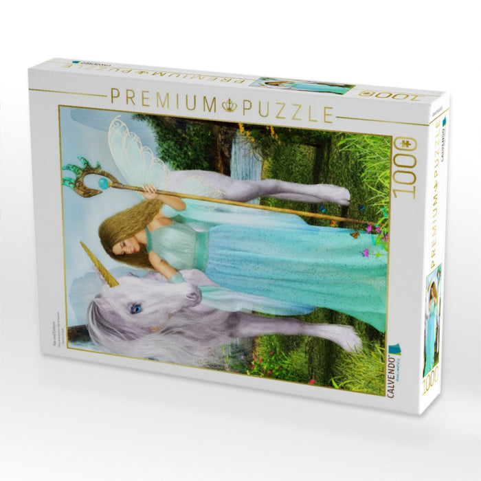 Fee und Einhorn - CALVENDO Foto-Puzzle'