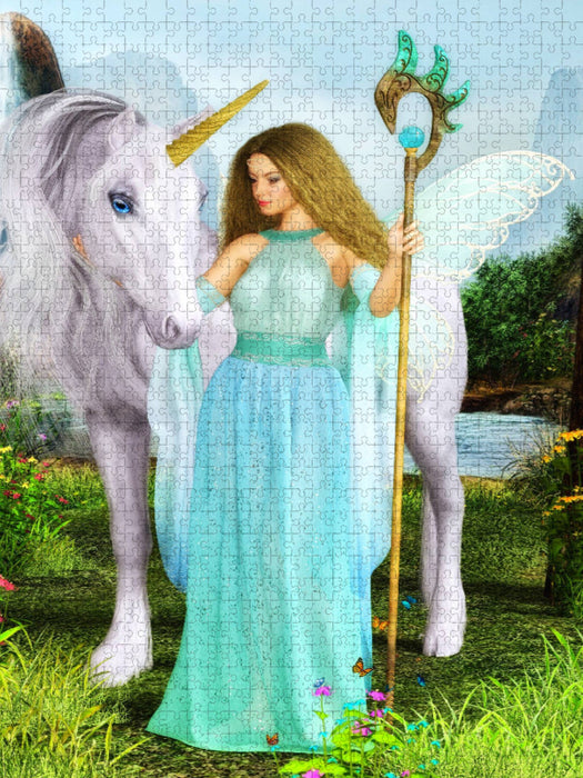 Fee und Einhorn - CALVENDO Foto-Puzzle'