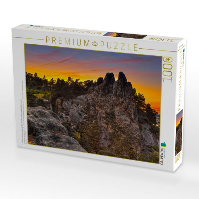 Ein Motiv aus dem Kalender Der Harz, Naturschutzgebiet Teufelsmauer - CALVENDO Foto-Puzzle'