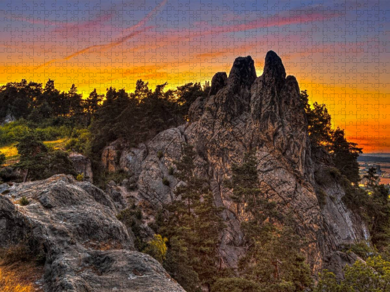 Ein Motiv aus dem Kalender Der Harz, Naturschutzgebiet Teufelsmauer - CALVENDO Foto-Puzzle'