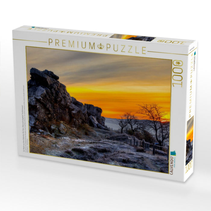 Ein Motiv aus dem Kalender Der Harz, Naturschutzgebiet Teufelsmauer - CALVENDO Foto-Puzzle'