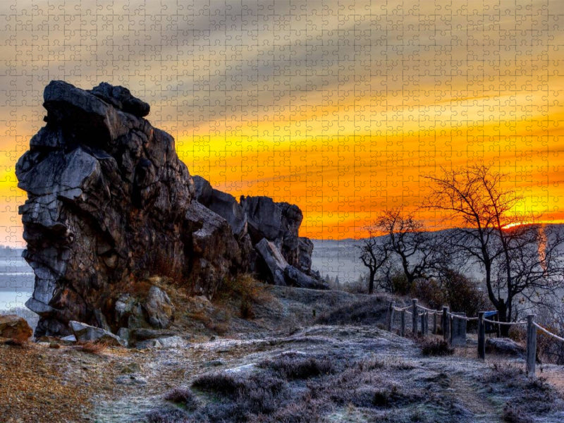 Ein Motiv aus dem Kalender Der Harz, Naturschutzgebiet Teufelsmauer - CALVENDO Foto-Puzzle'