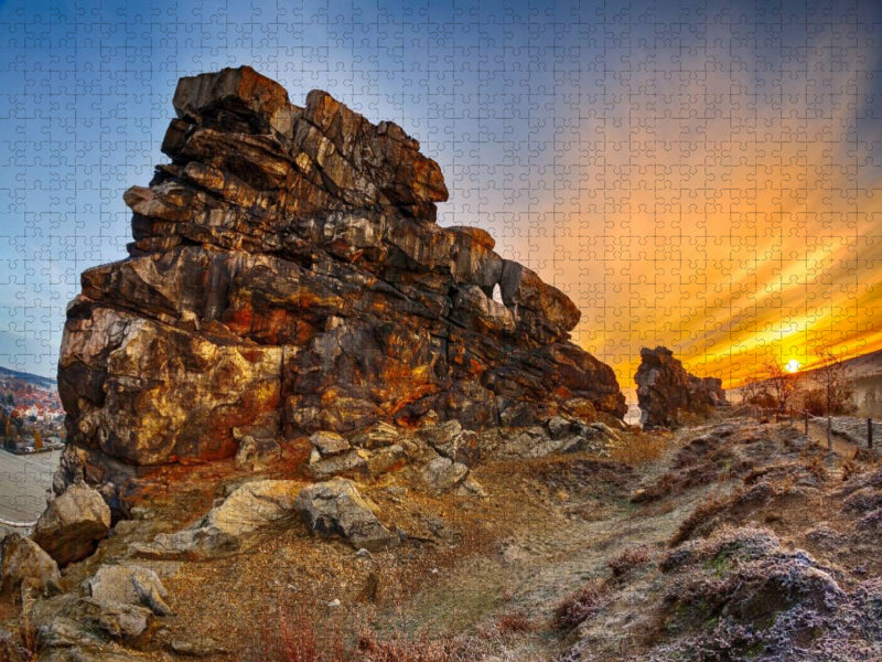 Ein Motiv aus dem Kalender Der Harz, Naturschutzgebiet Teufelsmauer - CALVENDO Foto-Puzzle'