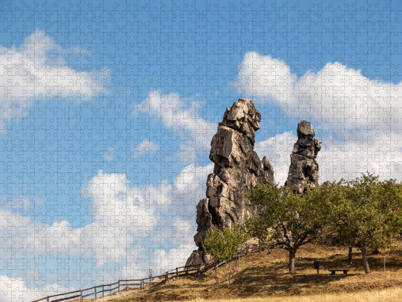 Ein Motiv aus dem Kalender Der Harz, Naturschutzgebiet Teufelsmauer - CALVENDO Foto-Puzzle'