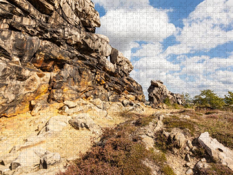 Ein Motiv aus dem Kalender Der Harz, Naturschutzgebiet Teufelsmauer - CALVENDO Foto-Puzzle'