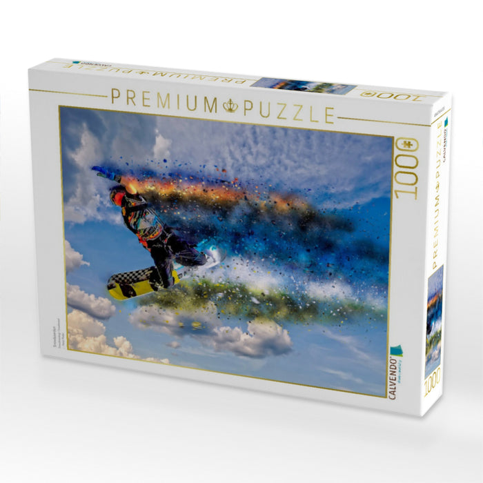 Snowboarden - CALVENDO Foto-Puzzle'