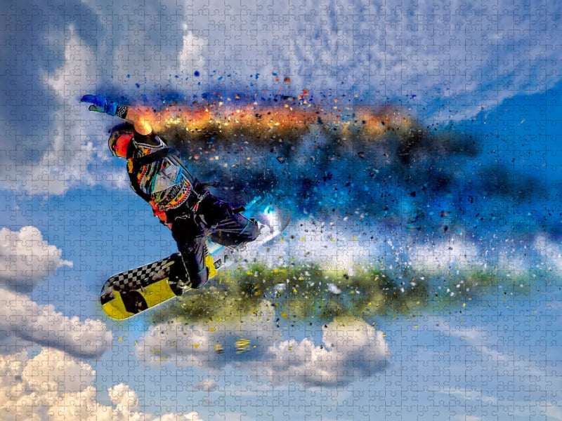 Snowboarden - CALVENDO Foto-Puzzle'
