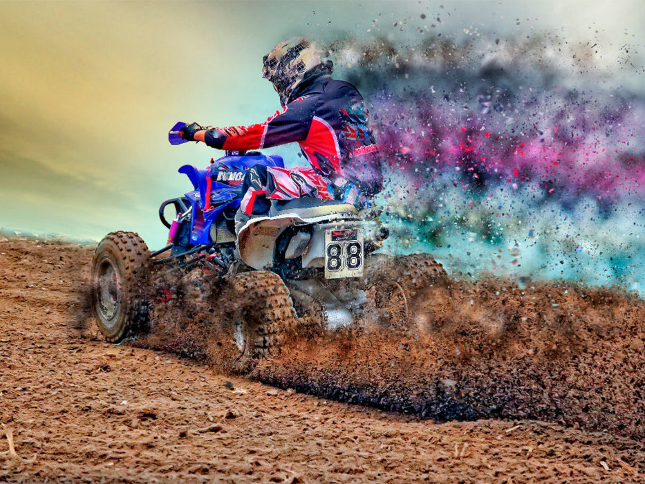 Quad fahren - CALVENDO Foto-Puzzle'