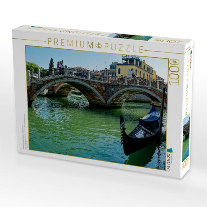 Ponte Tre Ponti, Sestiere Santa Croce - CALVENDO Foto-Puzzle'