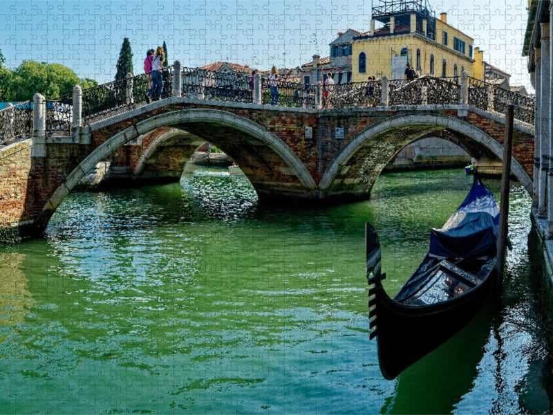 Ponte Tre Ponti, Sestiere Santa Croce - CALVENDO Foto-Puzzle'