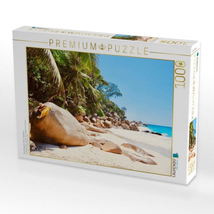 Anse Georgette, Praslin, Seychellen - CALVENDO Foto-Puzzle'