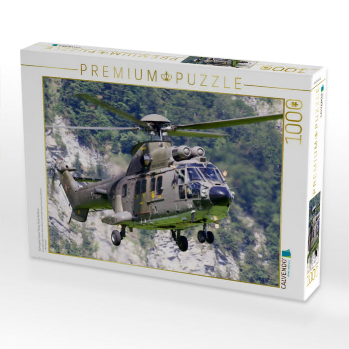 Eurocopter Super Puma, Swiss AirForce - CALVENDO Foto-Puzzle'