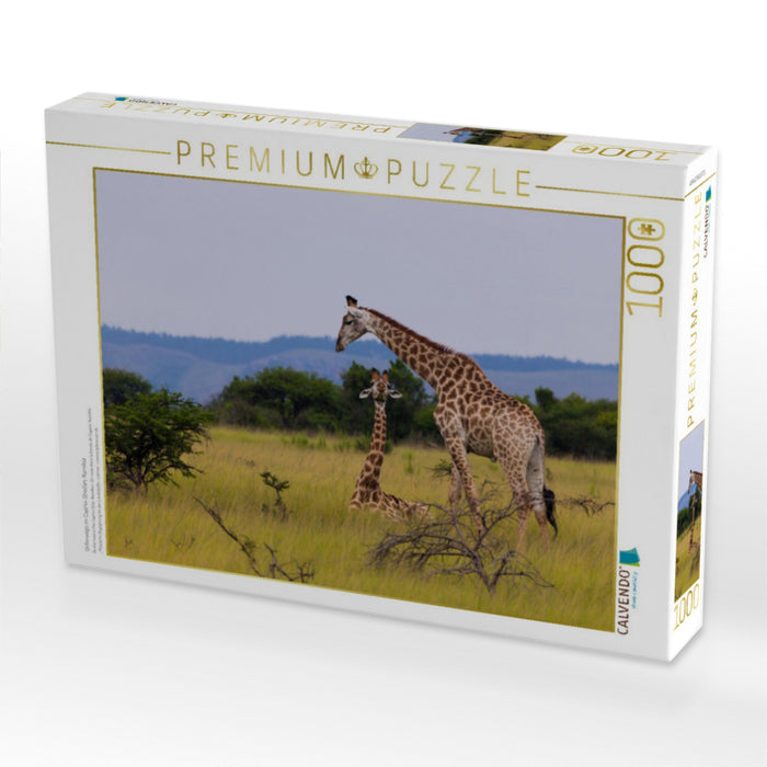 Unterwegs im Caprivi-Streifen, Namibia - CALVENDO Foto-Puzzle'