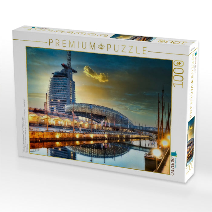 "Klimahaus Bremerhaven 8° Ost" / "Hotel Sali City" - CALVENDO Foto-Puzzle'