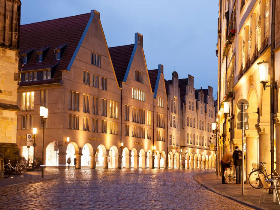 Münster bei Nacht - CALVENDO Foto-Puzzle'