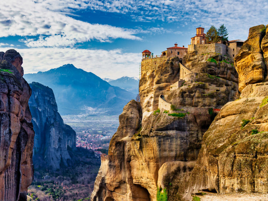 Panoramablick auf Meteora - CALVENDO Foto-Puzzle'