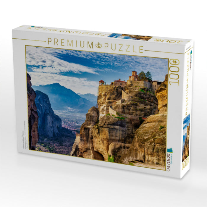 Panoramablick auf Meteora - CALVENDO Foto-Puzzle'