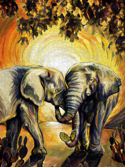Kaktusherz - CALVENDO Foto-Puzzle'