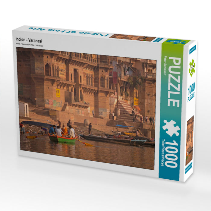 Indien - Varanasi 2000 Teile Puzzle quer - CALVENDO Foto-Puzzle'