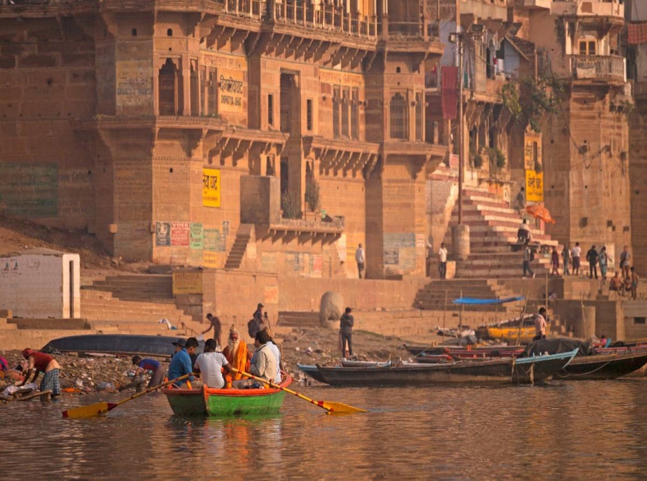 Indien - Varanasi 2000 Teile Puzzle quer - CALVENDO Foto-Puzzle'