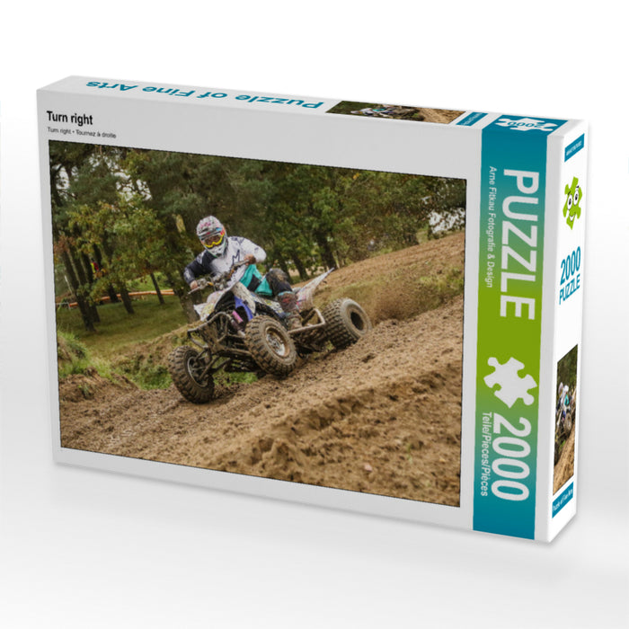 Turn right - CALVENDO photo puzzle 
