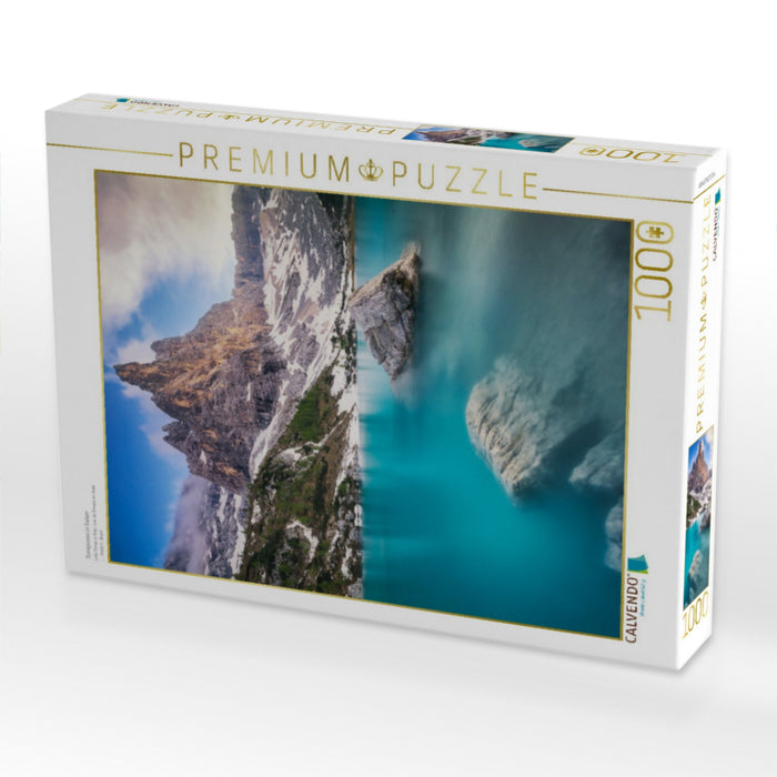 Sorapissee in Italien - CALVENDO Foto-Puzzle'