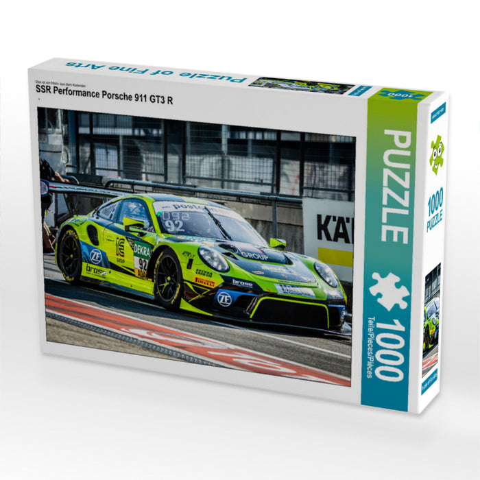 SSR Performance Porsche 911 GT3 R 1000 Teile Puzzle quer - CALVENDO Foto-Puzzle'
