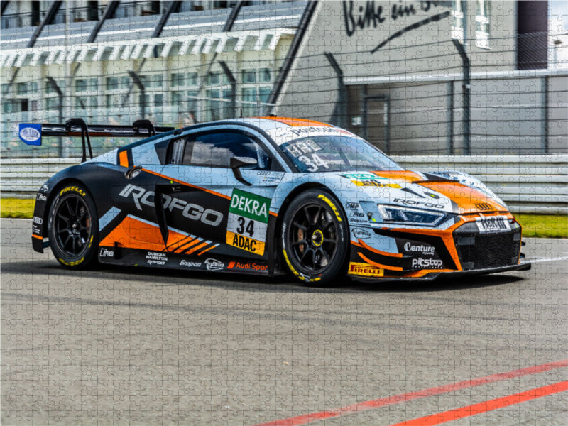 ROFGO WRT Audi R8 GT3 Evo 1000 Teile Puzzle quer - CALVENDO Foto-Puzzle'