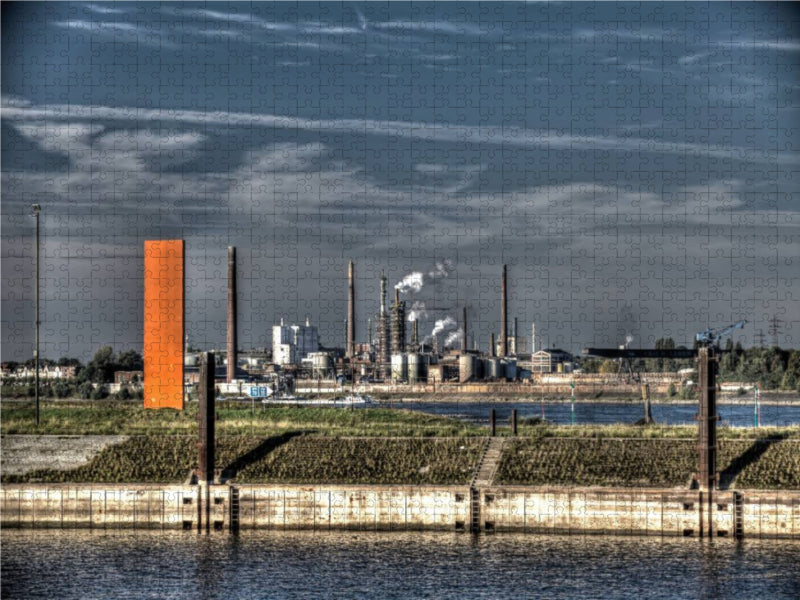 Ein Motiv aus dem Kalender Duisburg am Rhein  -  R(h)einblicke 2000 Teile Puzzle quer - CALVENDO Foto-Puzzle'