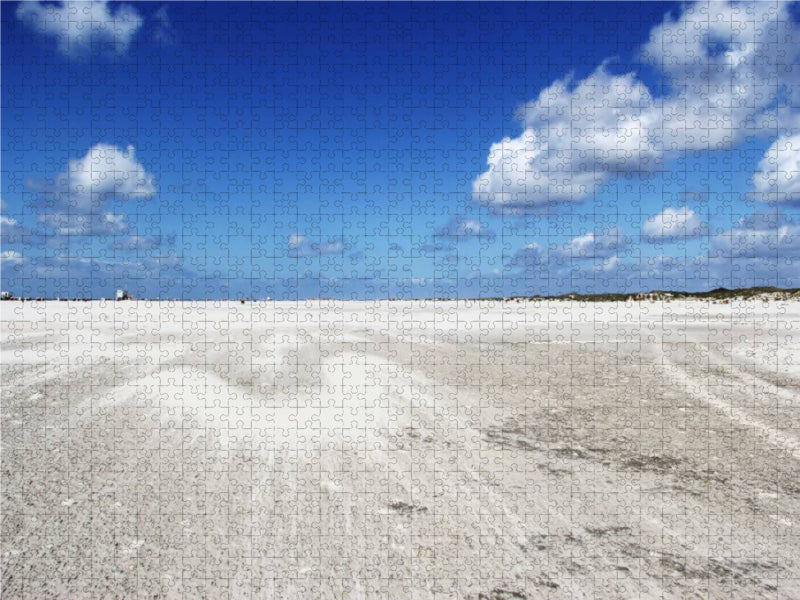 Kniepstrand on Amrum - CALVENDO photo puzzle 