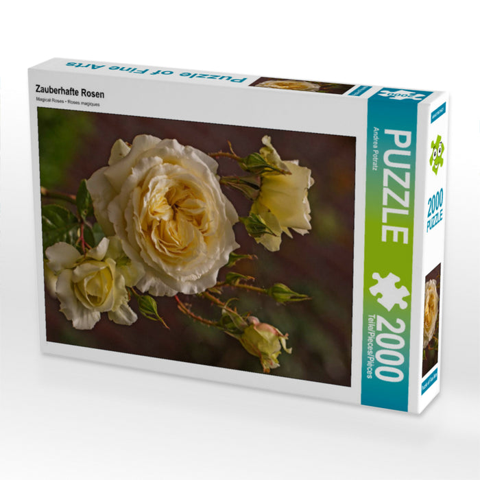 Zauberhafte Rosen 2000 Teile Puzzle quer - CALVENDO Foto-Puzzle'