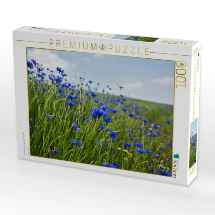 Kornblumen - Faszination in Blau - CALVENDO Foto-Puzzle'