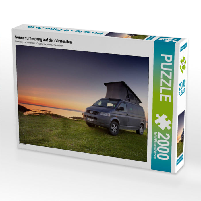 Sonnenuntergang auf den Vesterålen 2000 Teile Puzzle quer - CALVENDO Foto-Puzzle'