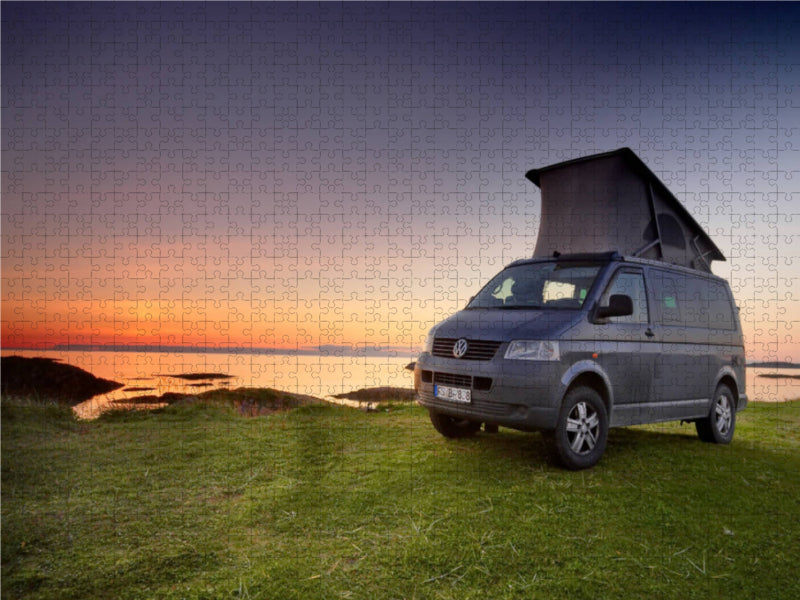 Sonnenuntergang auf den Vesterålen 2000 Teile Puzzle quer - CALVENDO Foto-Puzzle'