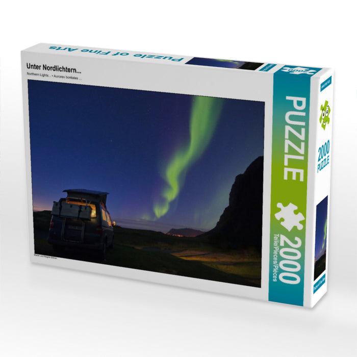 Unter Nordlichtern... 2000 Teile Puzzle quer - CALVENDO Foto-Puzzle'