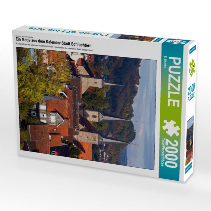 Ein Motiv aus dem Kalender Stadt Schlüchtern 2000 Teile Puzzle hoch - CALVENDO Foto-Puzzle'