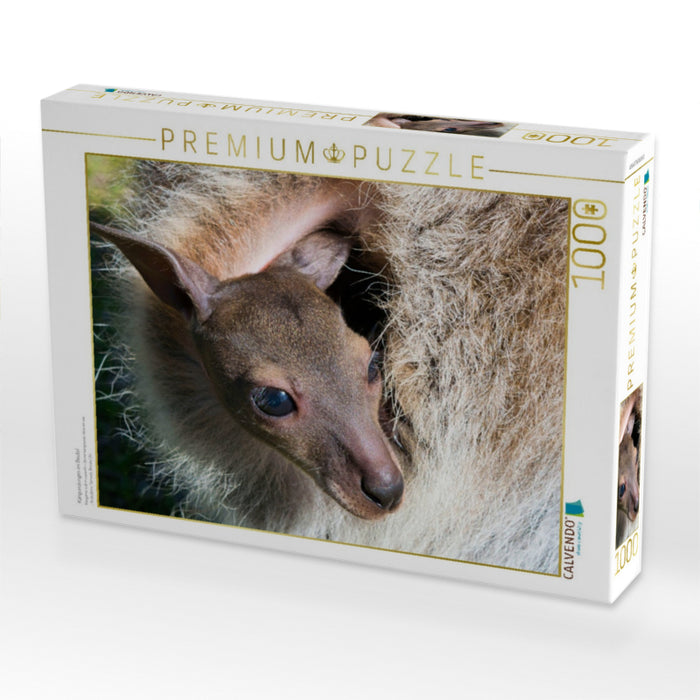 Kängurujunges im Beutel - CALVENDO Foto-Puzzle'