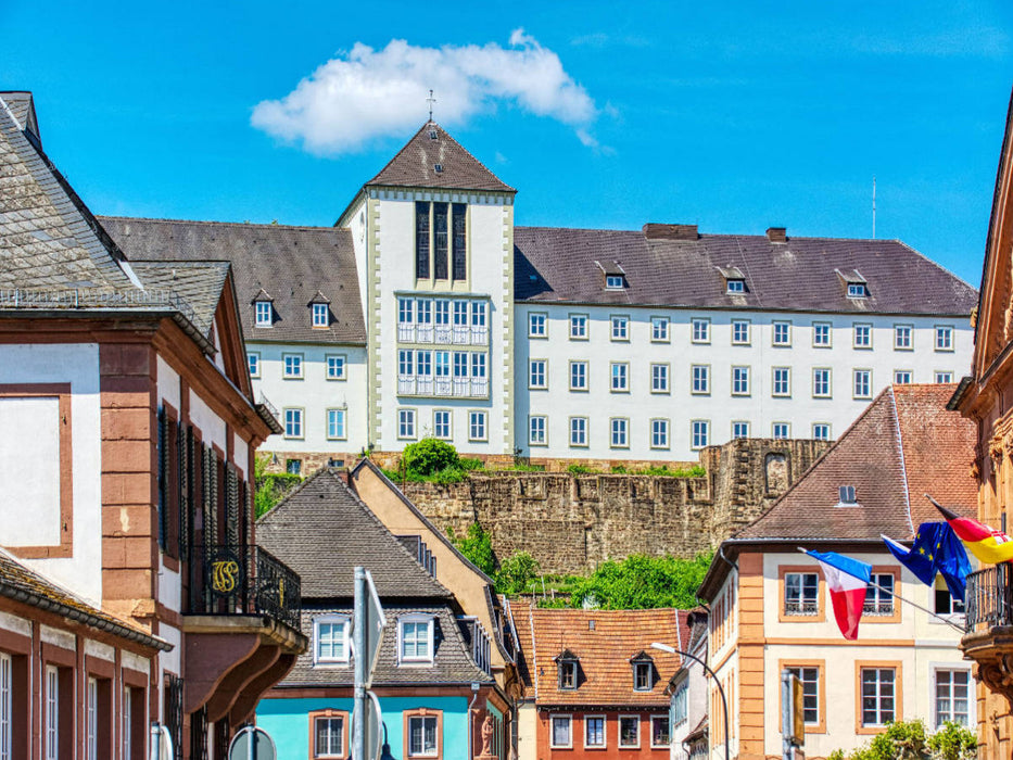 Blick auf das ehemalige Schloß - CALVENDO Foto-Puzzle'