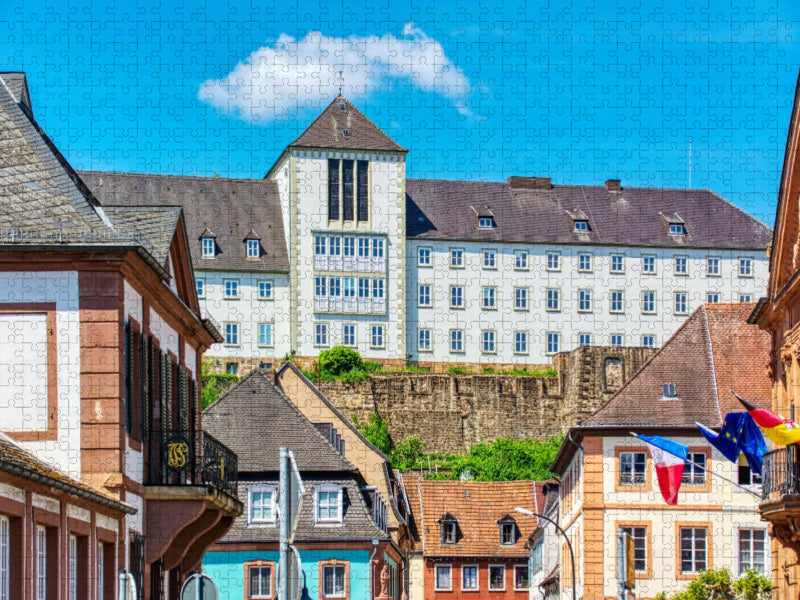 Blick auf das ehemalige Schloß - CALVENDO Foto-Puzzle'